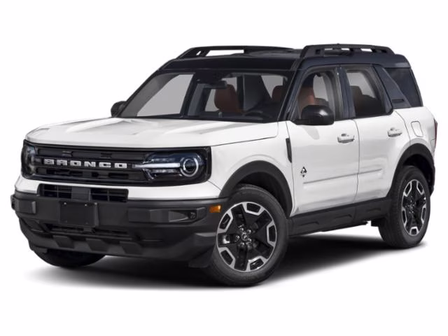 2024 Oxford White Ford Bronco Sport Outer Banks 4X4 SUV