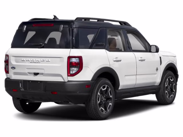 2024 Oxford White Ford Bronco Sport Outer Banks 4X4 SUV