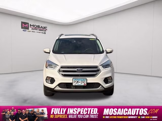 2018 White Platinum Ford Escape Titanium 4X4 SUV