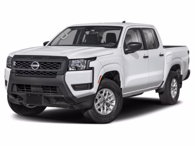 2026 Glacier White Nissan Frontier S 4X4 Truck