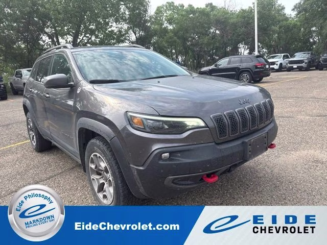 2021 Granite Crystal Metallic Clearcoat Jeep Cherokee Trailhawk 4X4 SUV