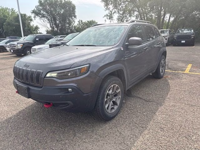 2021 Granite Crystal Metallic Clearcoat Jeep Cherokee Trailhawk 4X4 SUV
