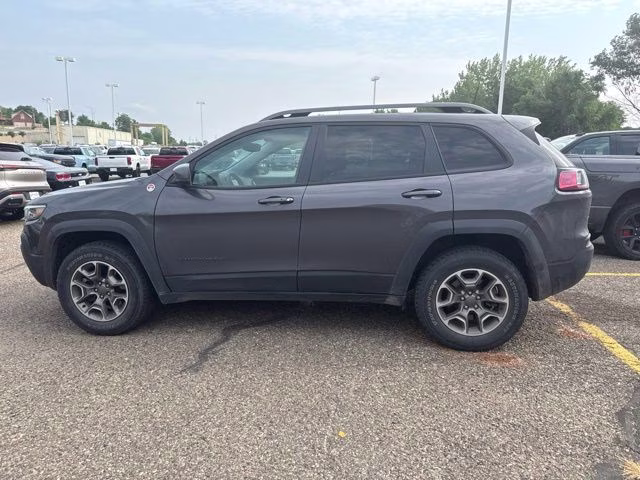 2021 Granite Crystal Metallic Clearcoat Jeep Cherokee Trailhawk 4X4 SUV