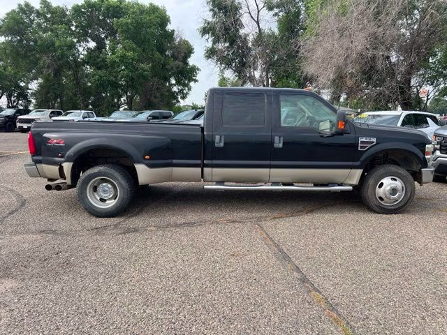 2008 Black Ford Super Duty F-350 DRW King Ranch 4X4 Truck