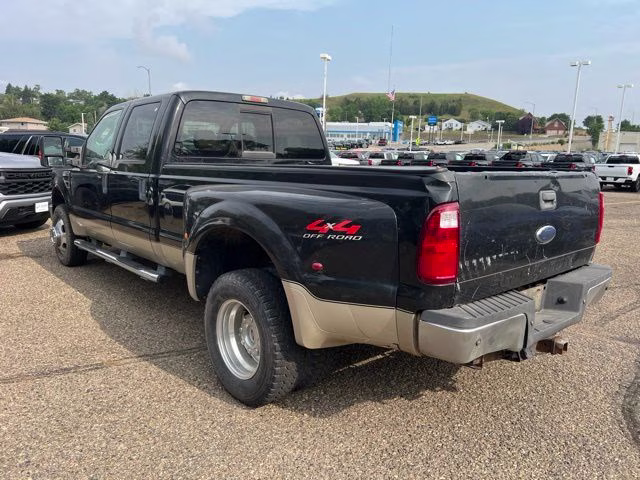 2008 Black Ford Super Duty F-350 DRW King Ranch 4X4 Truck