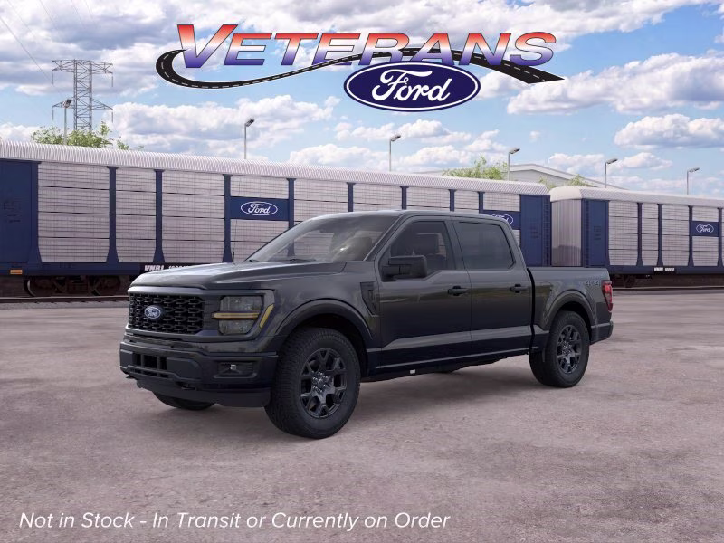 2026 Agate Black Metallic Ford F-150 STX Crew Cab Pickup 4X4 Truck