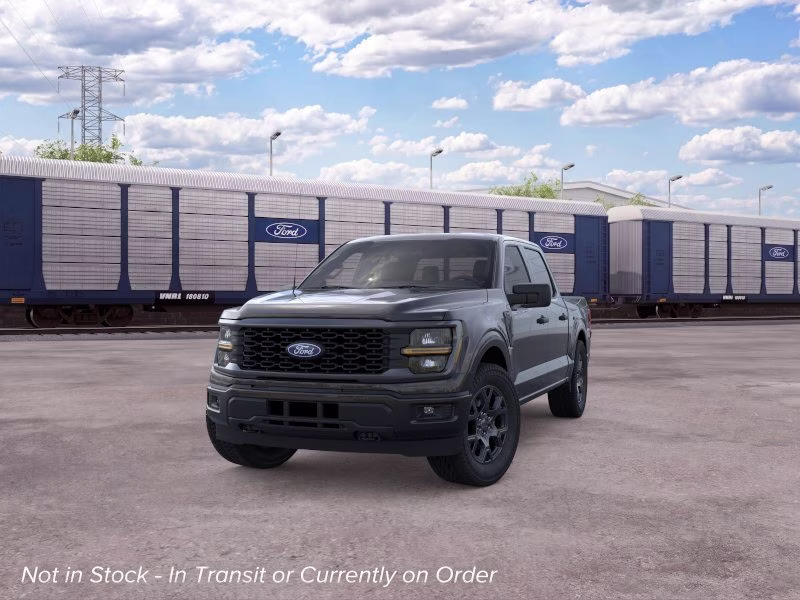 2026 Agate Black Metallic Ford F-150 STX Crew Cab Pickup 4X4 Truck