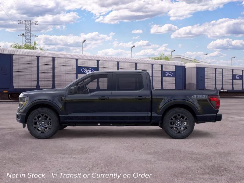 2026 Agate Black Metallic Ford F-150 STX Crew Cab Pickup 4X4 Truck