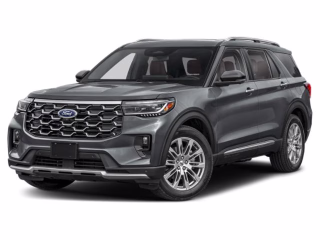 2026 Carbonized Gray Metallic Ford Explorer Platinum RWD SUV
