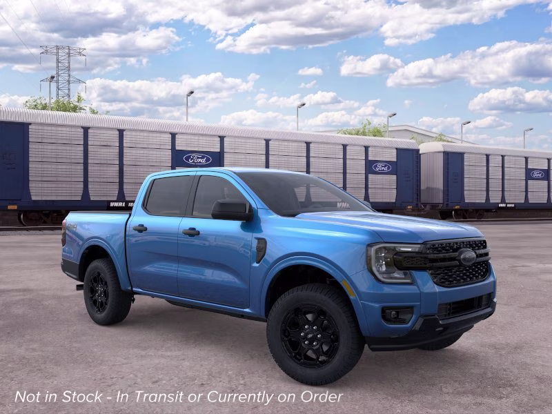 2026 Velocity Blue Metallic Ford Ranger XLT Crew Cab Pickup RWD Truck
