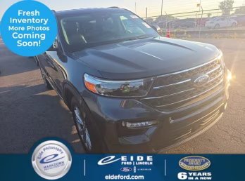 2023 Stone Blue Metallic Ford Explorer XLT 4X4 SUV