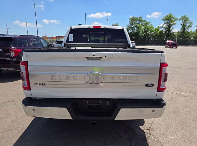 2023 Star White Metallic Tri-Coat Ford F-150 King Ranch 4X4 Truck