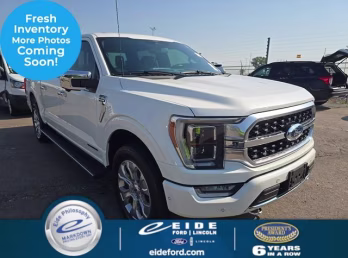 2023 White Metallic Ford F-150 Platinum 4X4 Truck