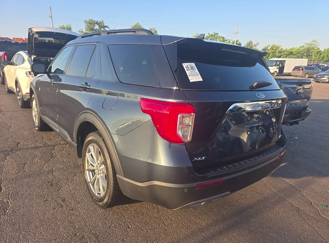 2023 Blue Metallic Ford Explorer XLT 4X4 SUV