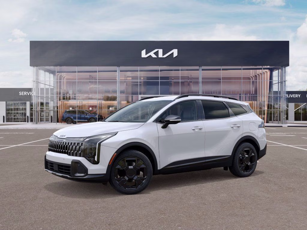 2026 Snow White Pearl Kia Sportage Hybrid X-Line AWD SUV