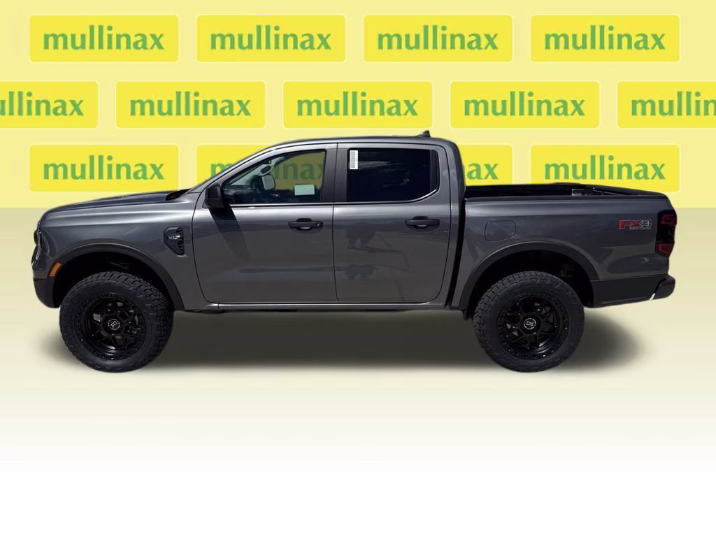 2025 Carbonized Gray Metallic Ford Ranger XLT DSI LEVELED & RIMS 4X4 Truck