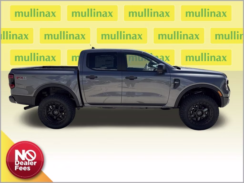 2025 Carbonized Gray Metallic Ford Ranger XLT DSI LEVELED & RIMS 4X4 Truck