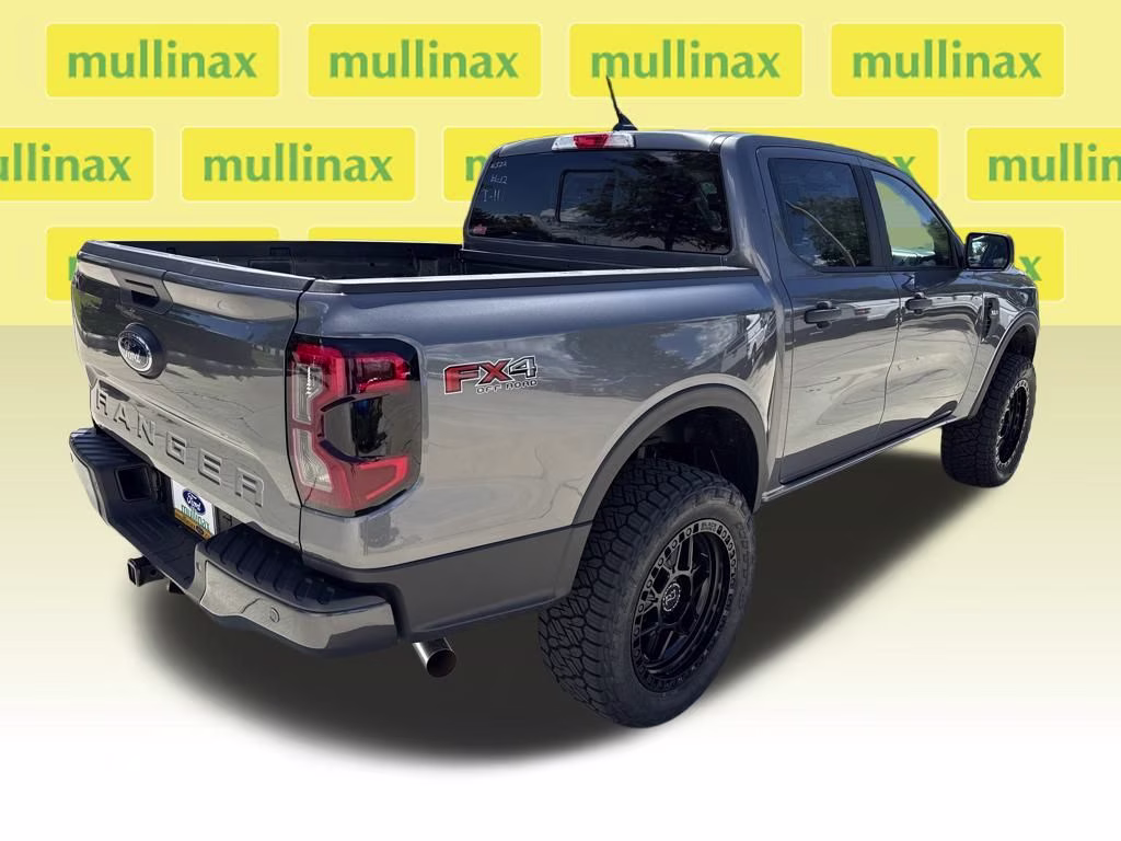 2025 Carbonized Gray Metallic Ford Ranger XLT DSI LEVELED & RIMS 4X4 Truck