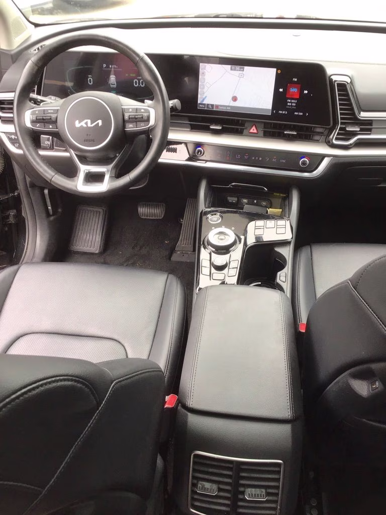 2023 Fusion Black Kia Sportage Hybrid EX AWD SUV
