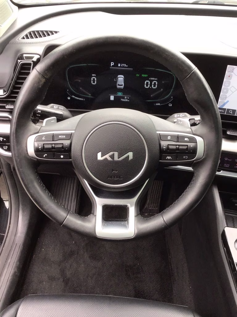 2023 Fusion Black Kia Sportage Hybrid EX AWD SUV