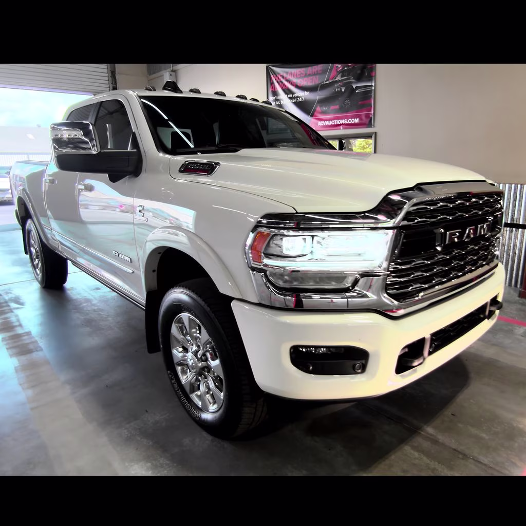 2023 Pearl White Ram 2500 Limited 4X4 Truck