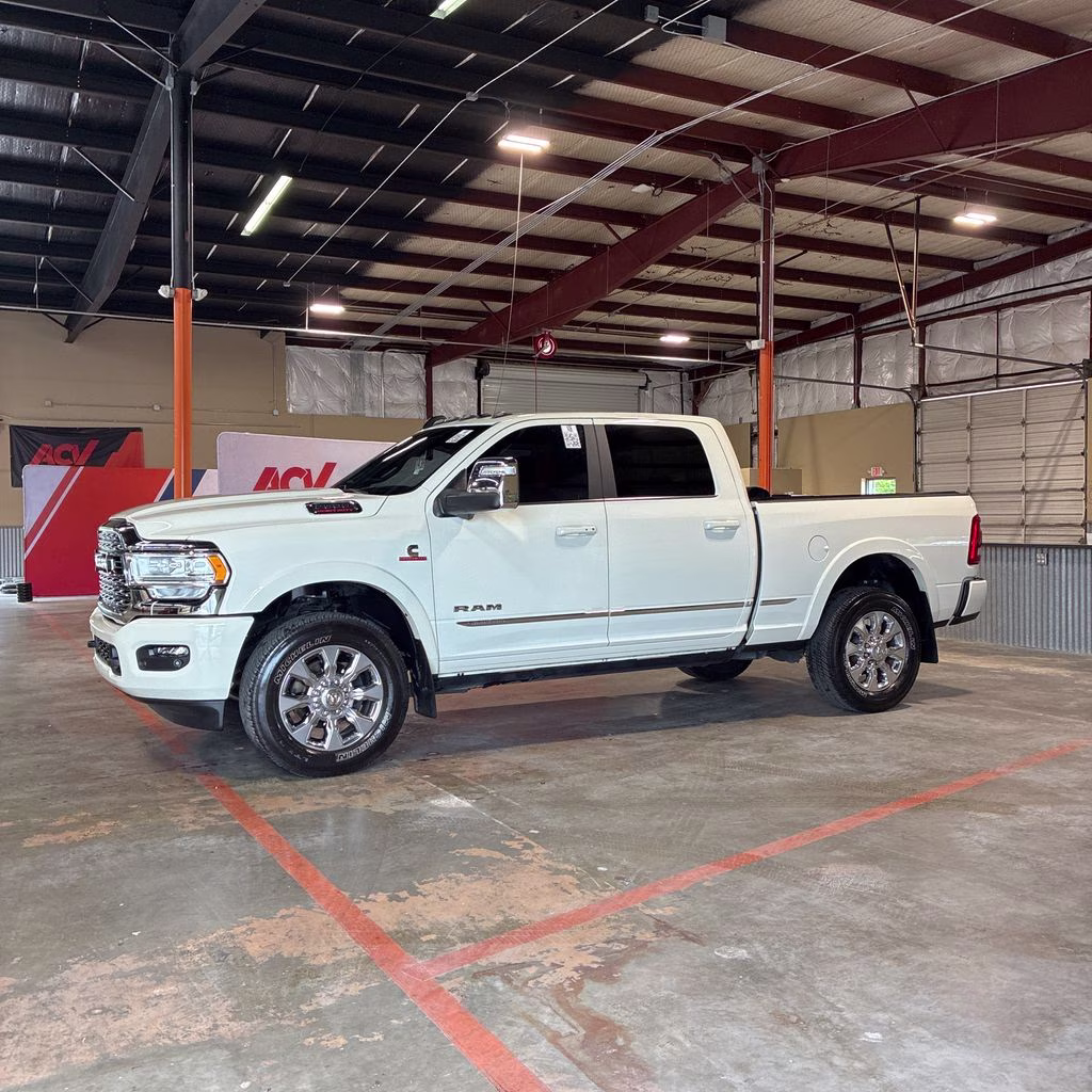 2023 Pearl White Ram 2500 Limited 4X4 Truck