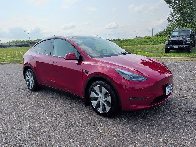 2023 Red Multi-Coat Tesla Model Y Long Range AWD SUV