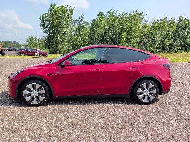 2023 Red Multi-Coat Tesla Model Y Long Range AWD SUV