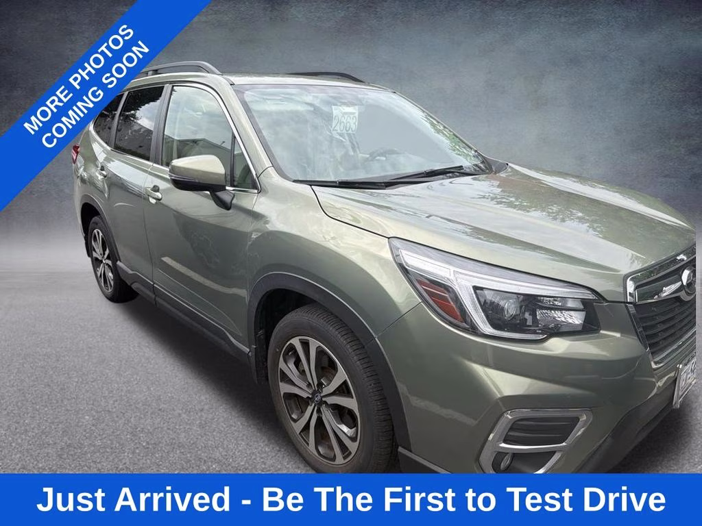 2021 Jasper Green Metallic Subaru Forester Limited AWD SUV