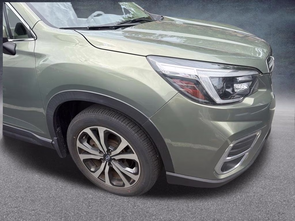 2021 Jasper Green Metallic Subaru Forester Limited AWD SUV