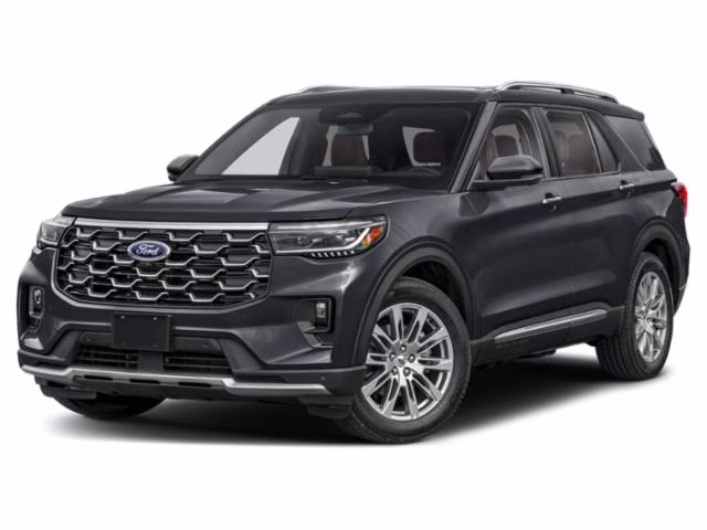 2026 Black Ford Explorer Platinum 4X4 SUV
