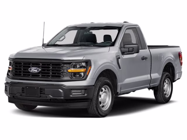 2026 Iconic Silver Metallic Ford F-150 XL Regular Cab Pickup 4X4 Truck