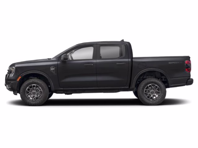 2026 Shadow Black Ford Ranger XLT Crew Cab Pickup RWD Truck
