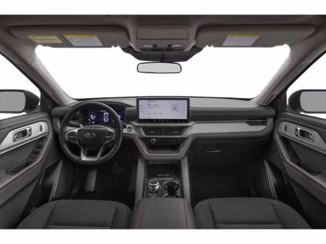 2026 Star White Metallic Tri-Coat Ford Explorer Active RWD SUV