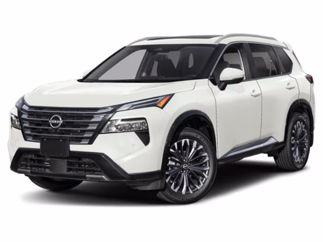 2026 Everest White Pearl Tricoat Nissan Rogue Platinum AWD SUV