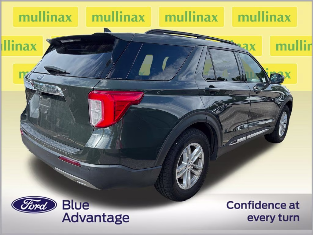 2022 Forged Green Metallic Ford Explorer XLT RWD SUV