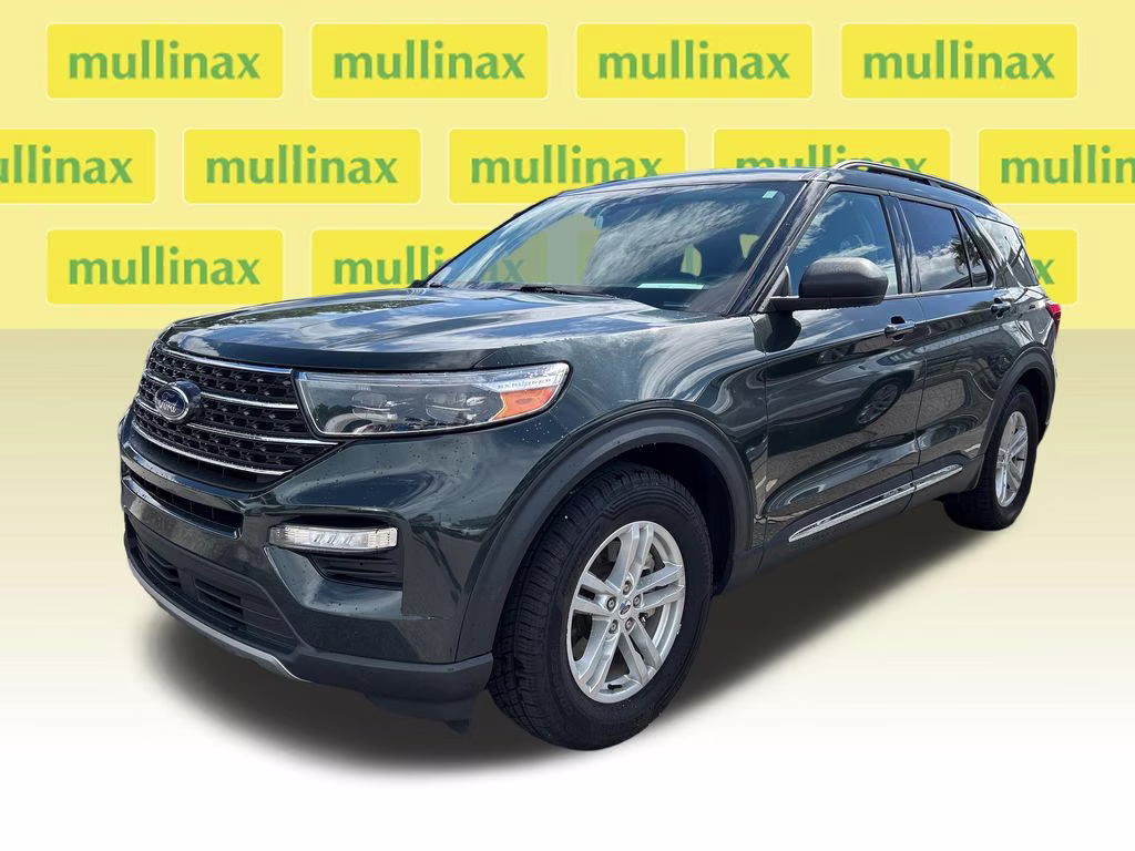 2022 Forged Green Metallic Ford Explorer XLT RWD SUV