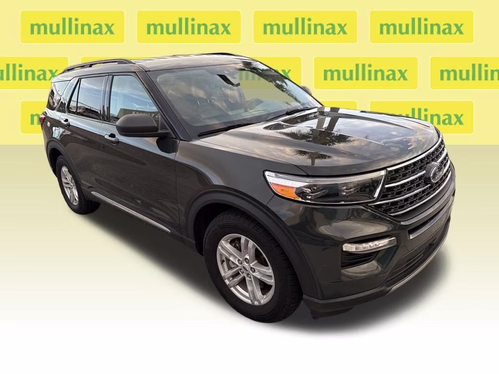 2022 Forged Green Metallic Ford Explorer XLT RWD SUV