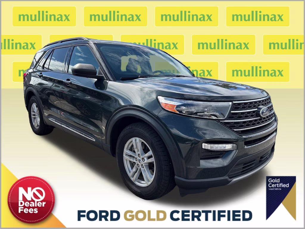 2022 Forged Green Metallic Ford Explorer XLT RWD SUV