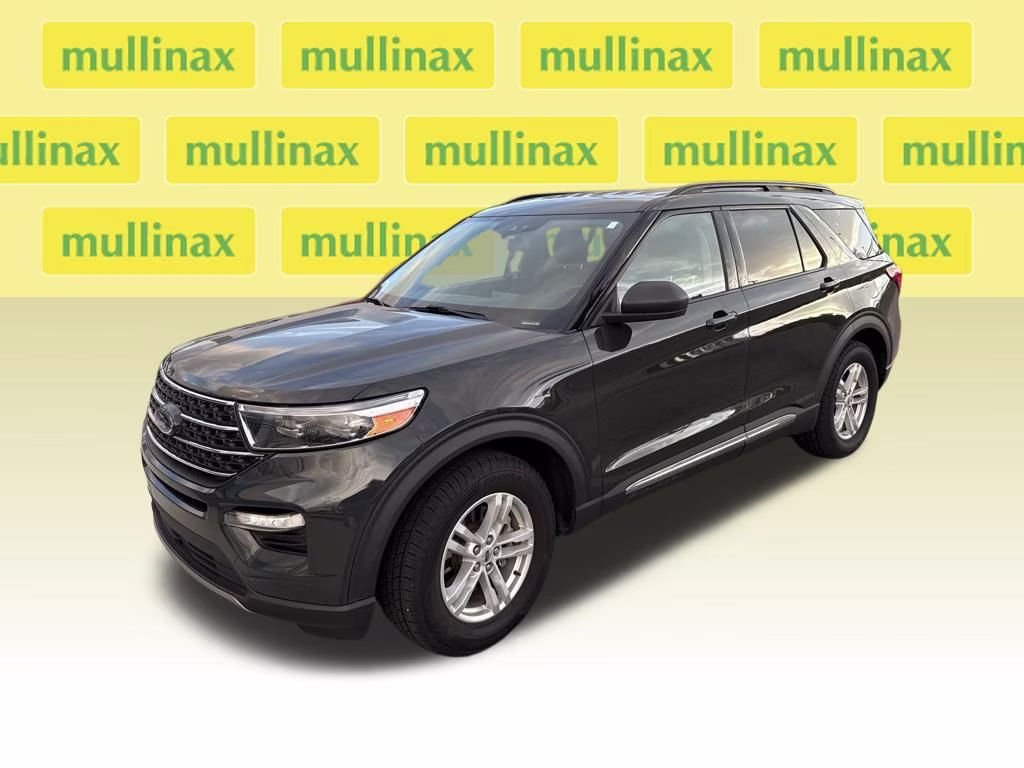 2022 Forged Green Metallic Ford Explorer XLT RWD SUV