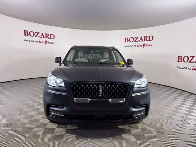 2022 Blue Metallic Lincoln Aviator Plug-In Hybrid Grand Touring AWD SUV