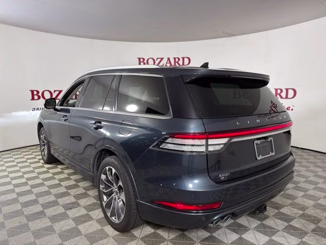 2022 Blue Metallic Lincoln Aviator Plug-In Hybrid Grand Touring AWD SUV