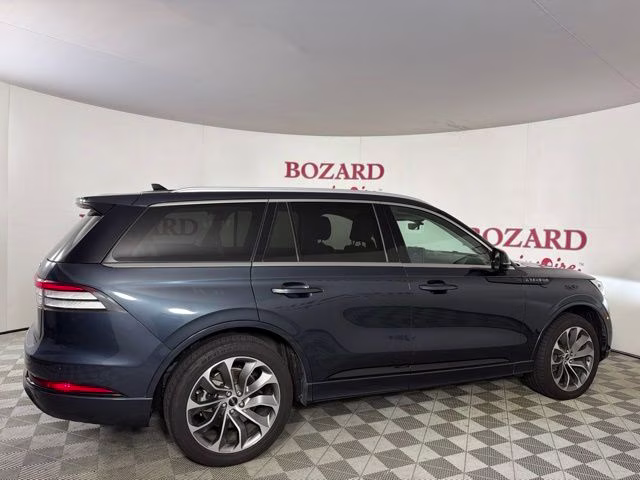 2022 Blue Metallic Lincoln Aviator Plug-In Hybrid Grand Touring AWD SUV