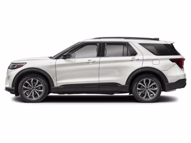 2025 White Metallic Ford Explorer ST-Line RWD SUV