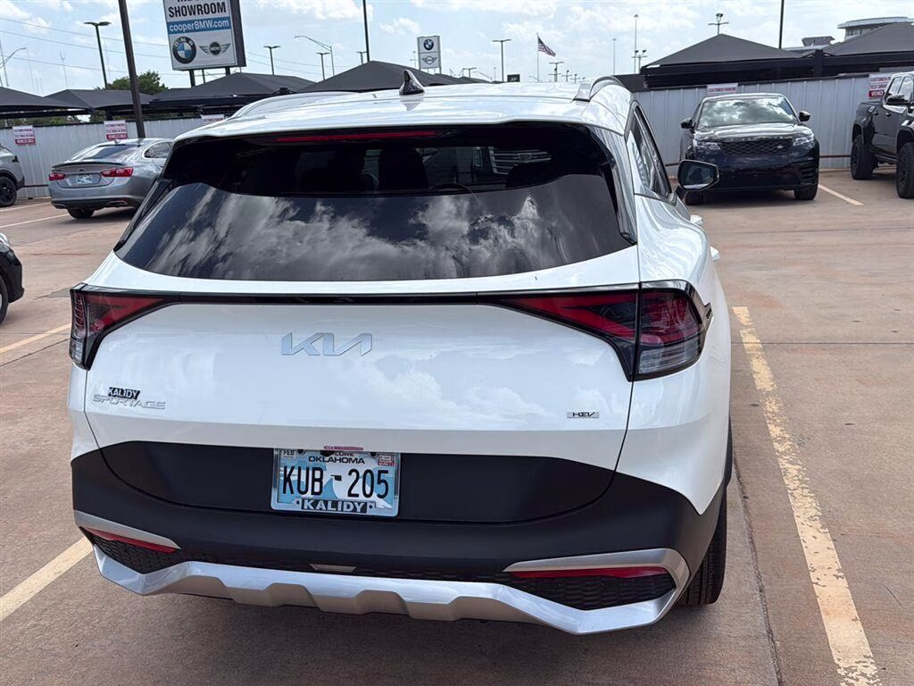 2025 Snow White Pearl Kia Sportage Hybrid EX AWD SUV