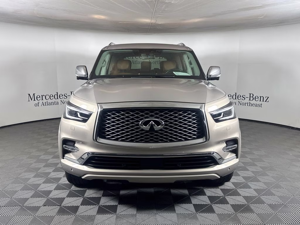 2019 Champagne Quartz INFINITI QX80 LUXE 4X4 SUV