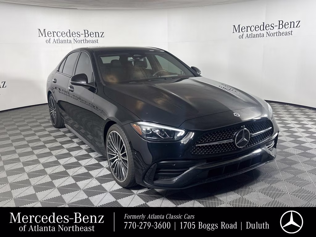 2023 Black Mercedes-Benz C-Class C 300 RWD Sedan