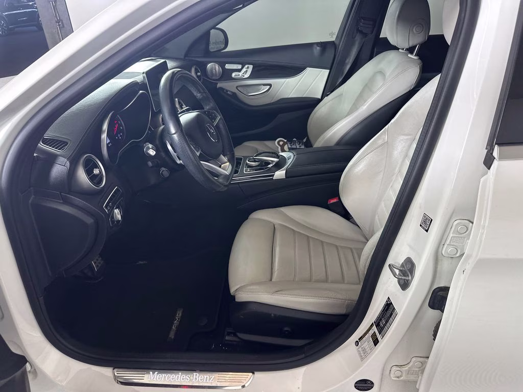 2017 White Mercedes-Benz C-Class C 300 AWD Sedan