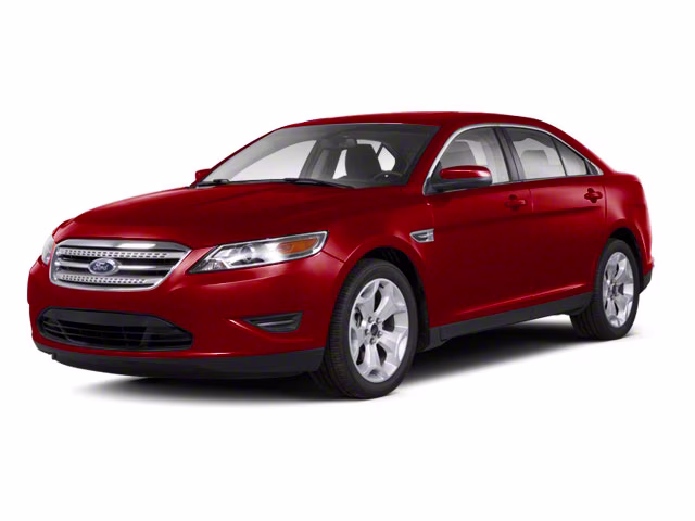 2010 Red Ford Taurus Limited FWD Sedan