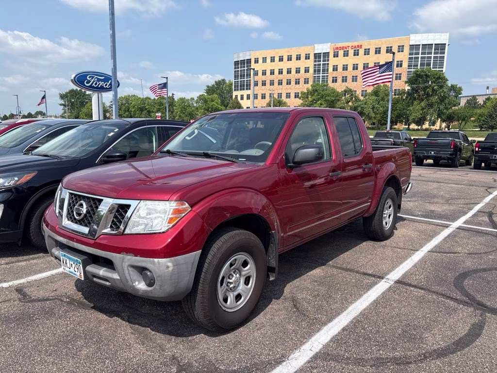 2014 Cayenne Red Pearl Nissan Frontier S 4X4 Truck